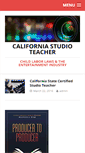 Mobile Screenshot of californiastudioteacher.com